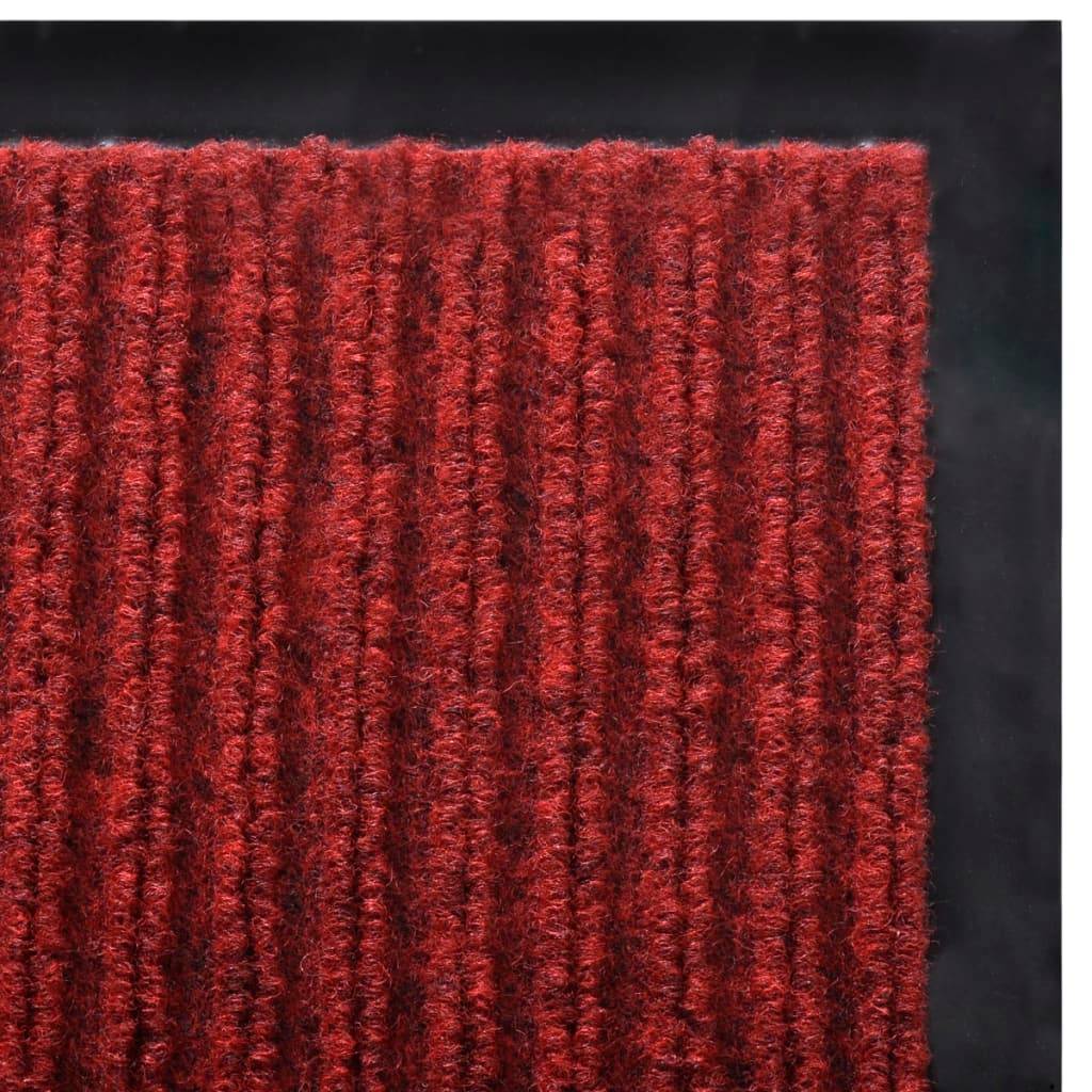Paillasson - tapis de porte - tapis d'entrée PVC Rouge 120 x 180 cm - Image 5