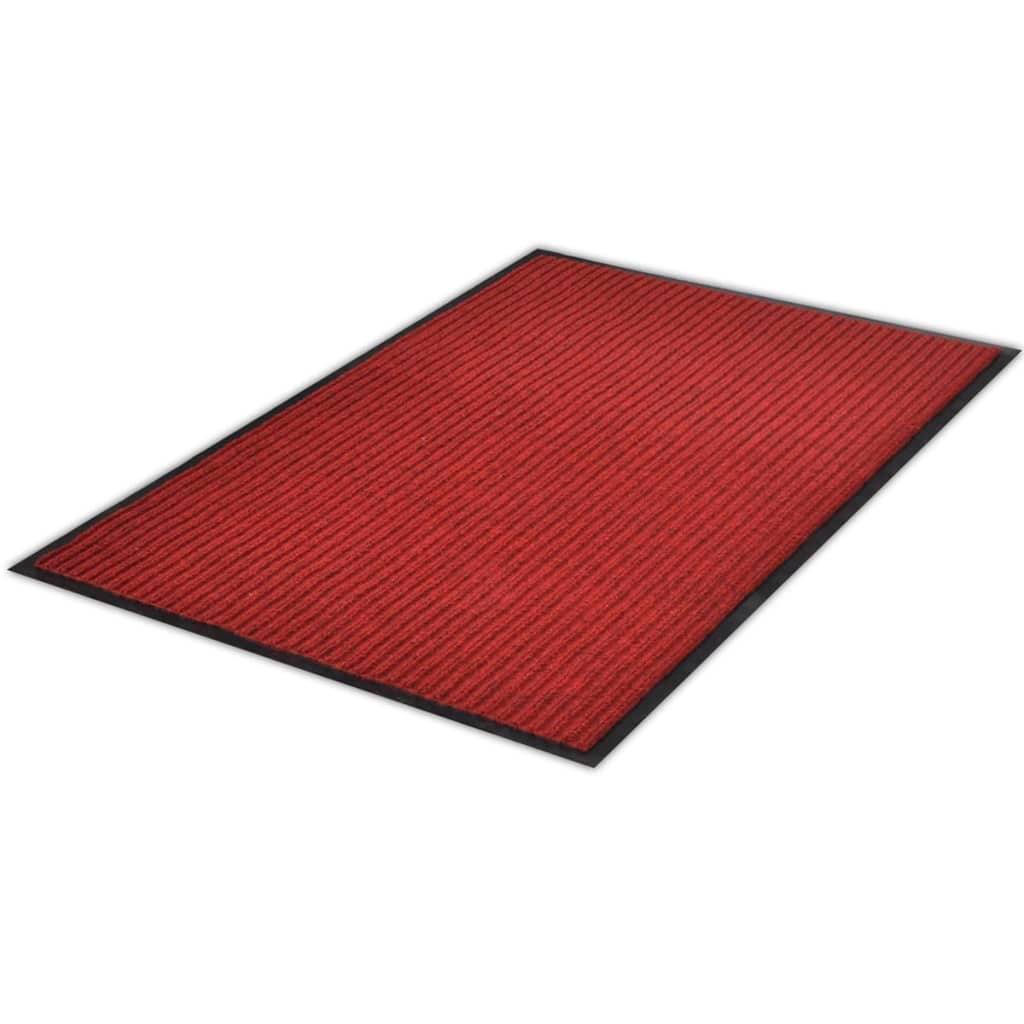 Paillasson - tapis de porte - tapis d'entrée PVC Rouge 120 x 180 cm - Image 3