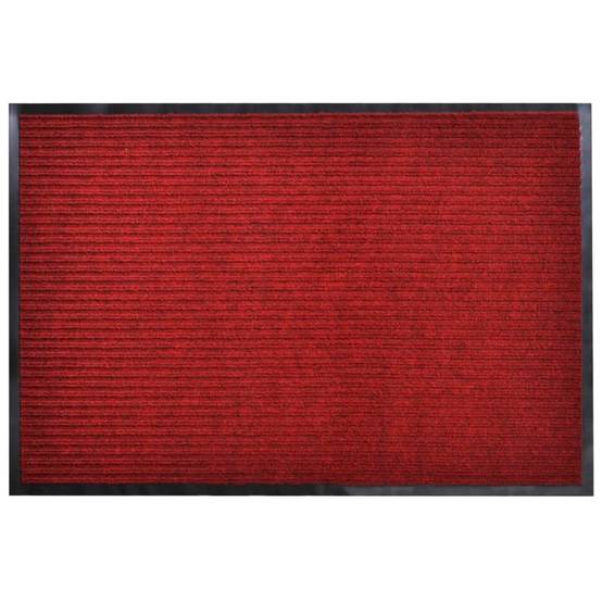Paillasson - tapis de porte - tapis d'entrée PVC Rouge 120 x 180 cm - Image 1