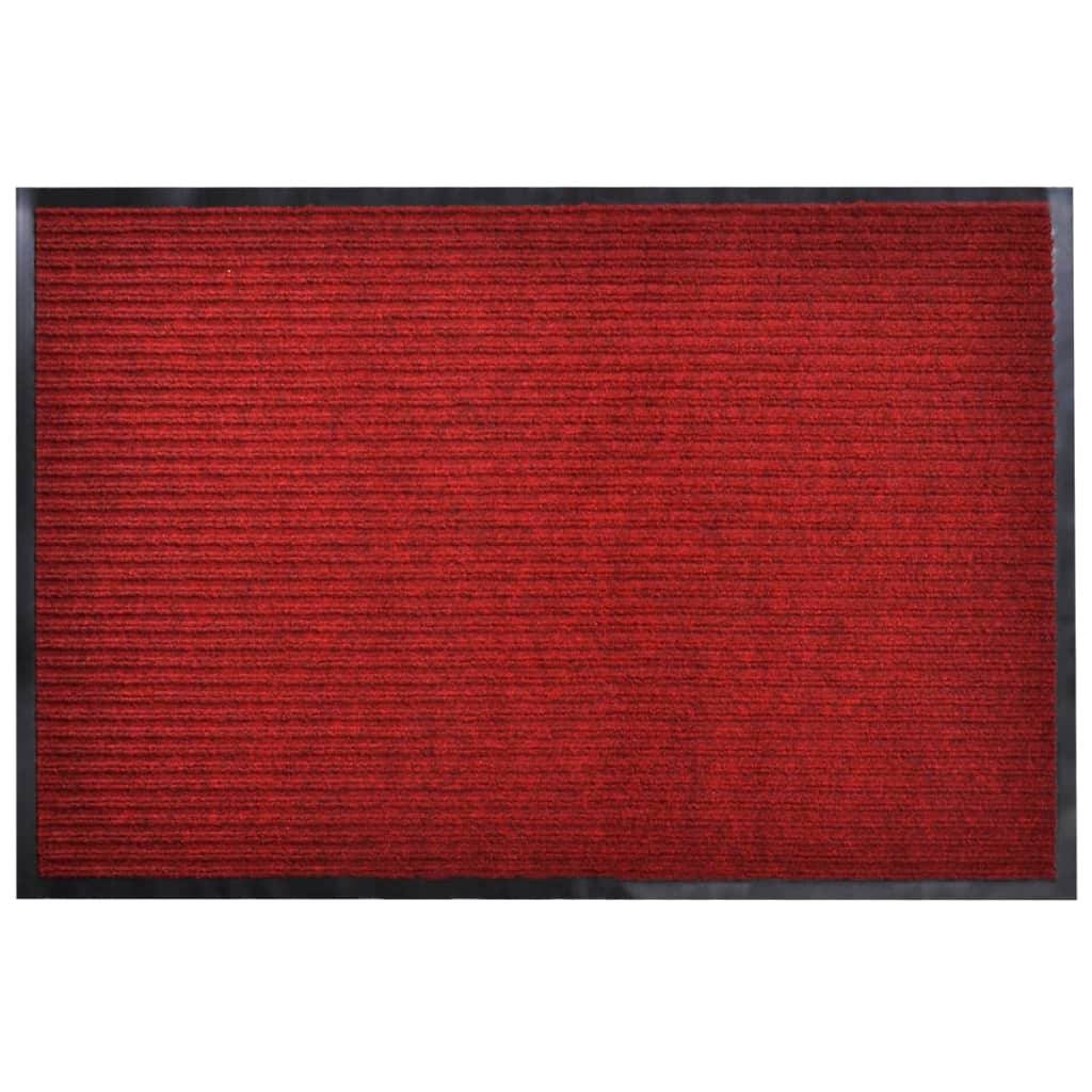 Paillasson - tapis de porte - tapis d'entrée PVC Rouge 120 x 180 cm - Image 1