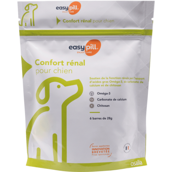 Easypill Confort Rénal pour chien - 6 barres de 28g - Imagen 1