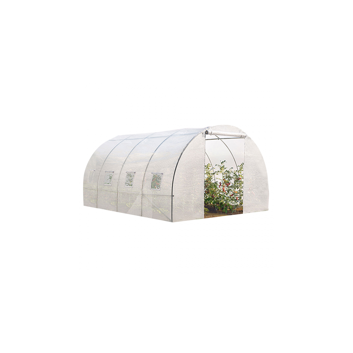 Bâche de rechange 130 gr/m² pour serre 12M² blanche ZEBRA - Image 3