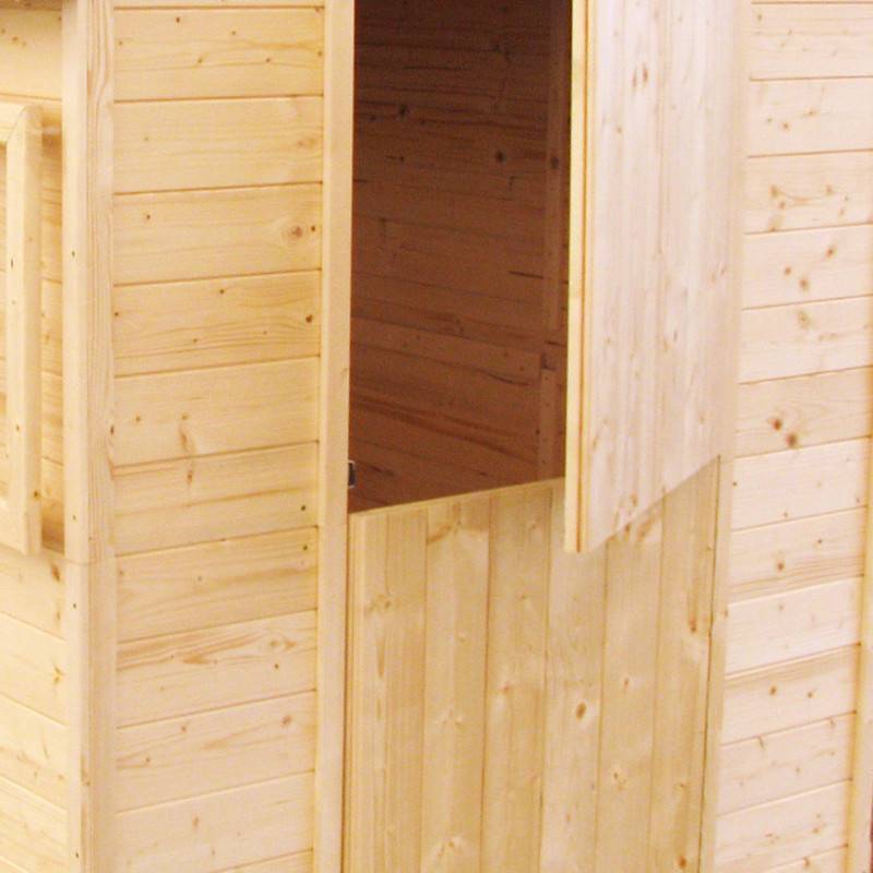 Soulet - Maisonnette en bois sur pilotis avec toboggan pour enfants - Portland - Imagen 8