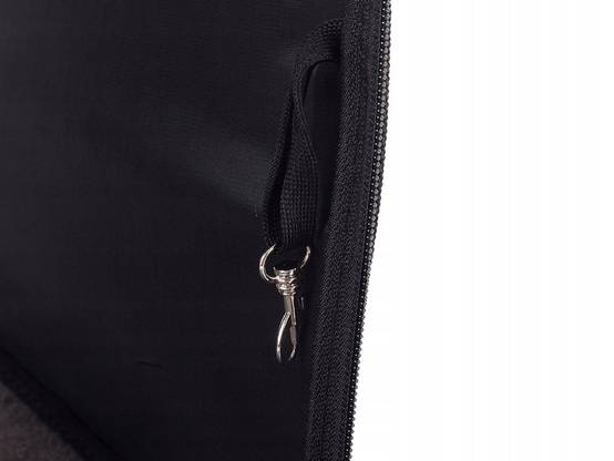 Sac de transport chien et chat 44 cm Léger, sécurisé, motif pattes, idéal voyage - Image 4