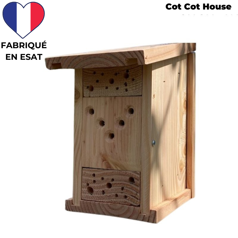 Hôtel à insectes en kit pour auxiliaires - Cot Cot House - Image 1