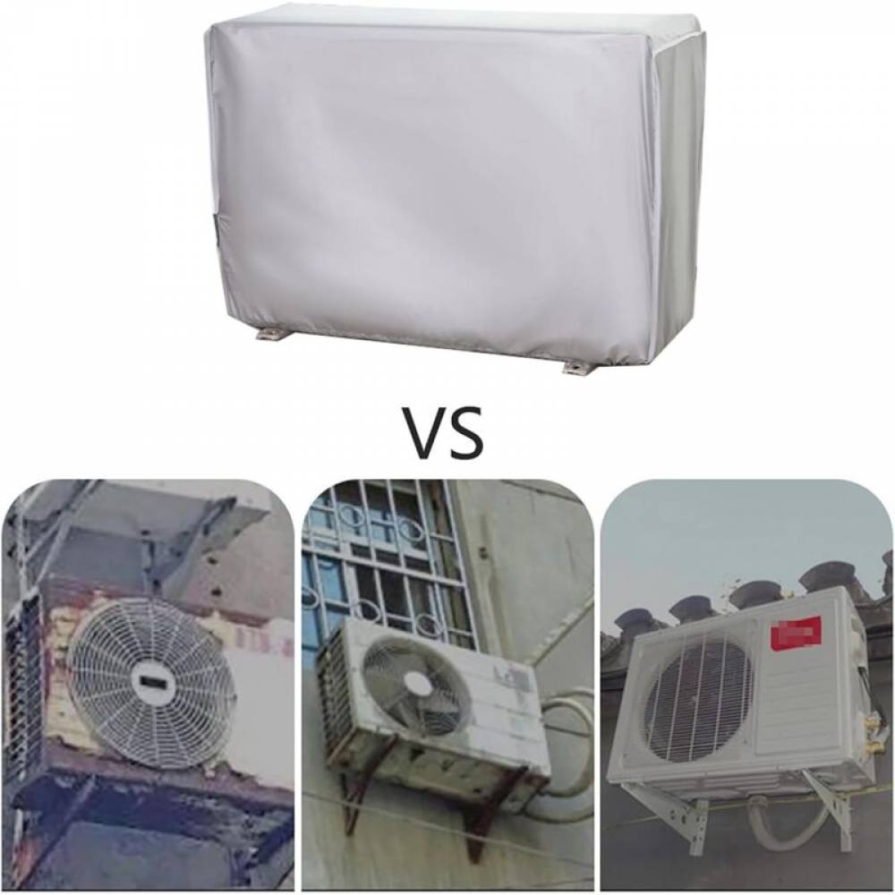 IntiMeg - Cache Climatiseur Exterieur Housse Climatiseur Extérieur Anti Poussière Anti Neige Imperméable Résistant Au Soleil IntiMeg - Image 5