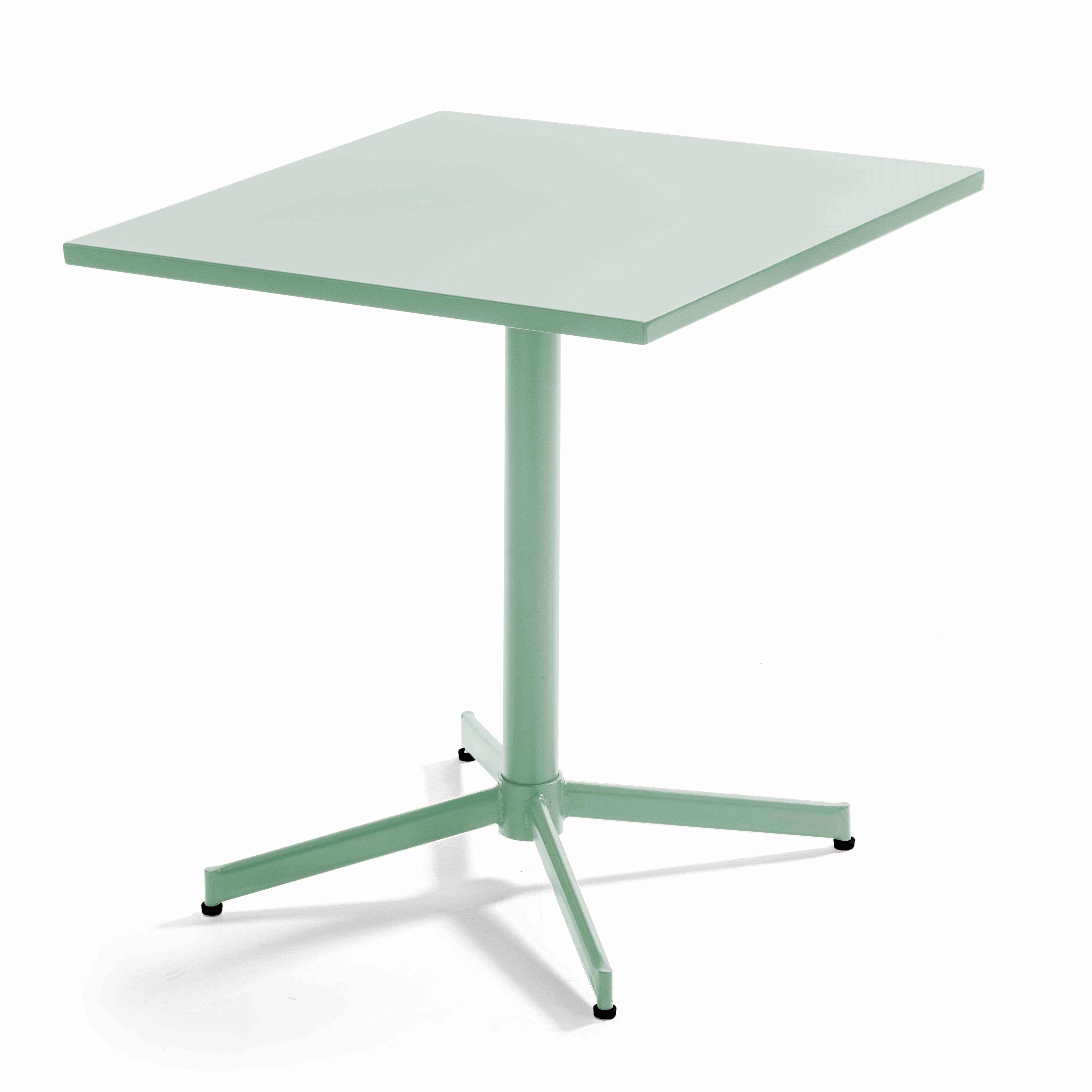 Oviala - Ensemble table de jardin inclinable et 2 chaises bistrot vert sauge Palavas - Oviala - Imagen 2