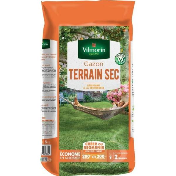 Vilmorin - VILMORIN Semences de gazon rustique pour terrain sec - 5 kg - Image 3