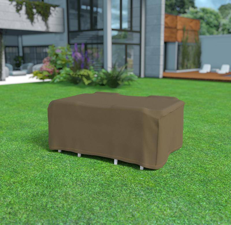 Nortène - Housse de protection en polyester 225 x 145 x 90 cm - pour table rectangulaire + 4 chaises - 90g/m2 Nortene - Imagen 1