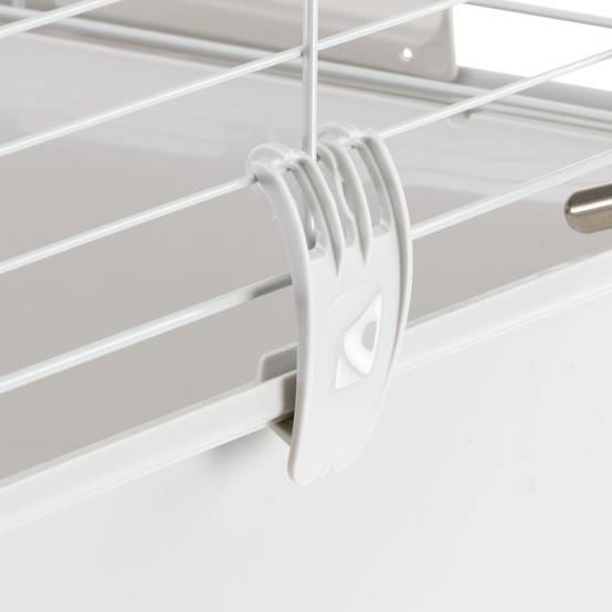 Ferplast - Cage spacieuse pour cochons d'inde CAVIE 80, système de fermeture sécurité, accessoires inclus, en métal vernis gris et plastique - Imagen 9