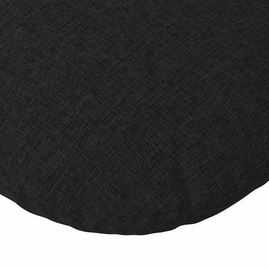 Coussins de Siège Ronds (Lot de 2) en Tissu avec Housse Amovible pour Maison et Bureau Noir Ø 40 cm – ComfortXL Outdoor Living - Image 7