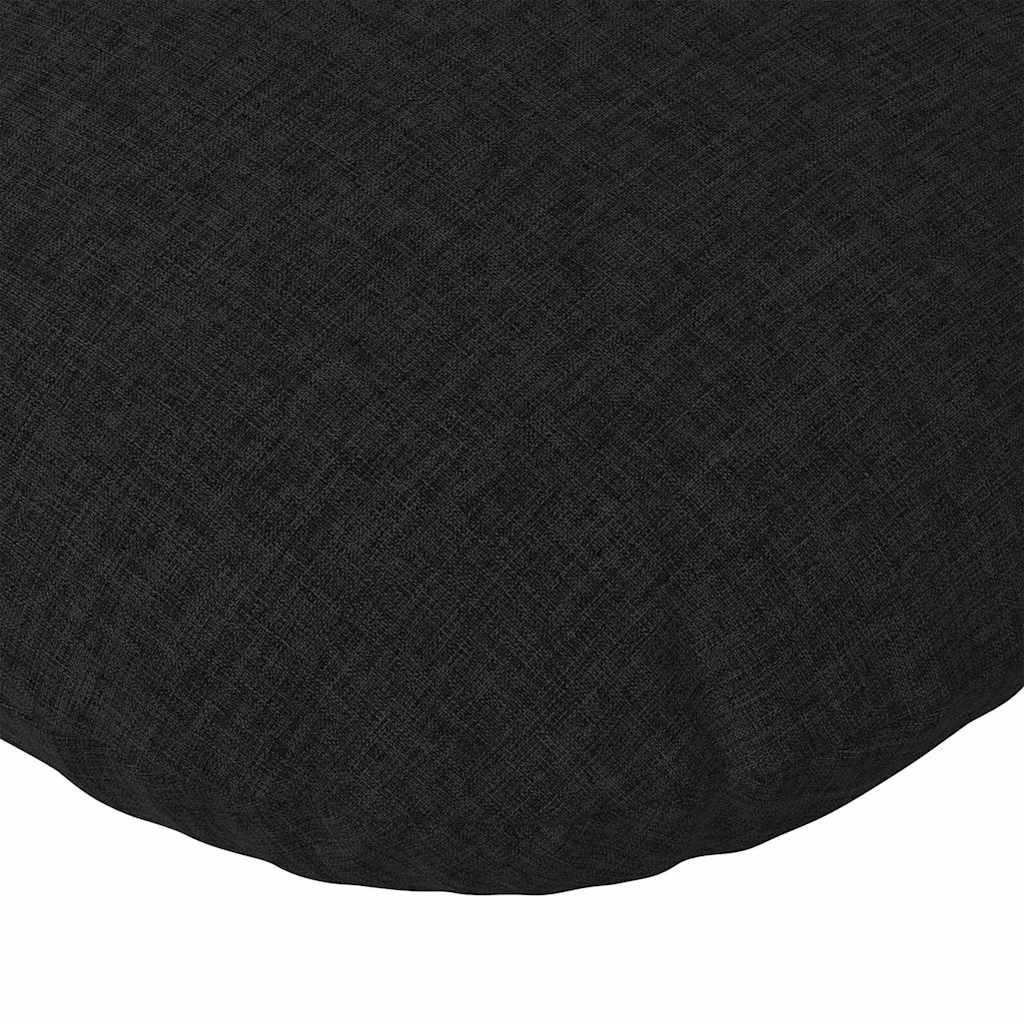 Coussins de Siège Ronds (Lot de 2) en Tissu avec Housse Amovible pour Maison et Bureau Noir Ø 40 cm – ComfortXL Outdoor Living - Image 7