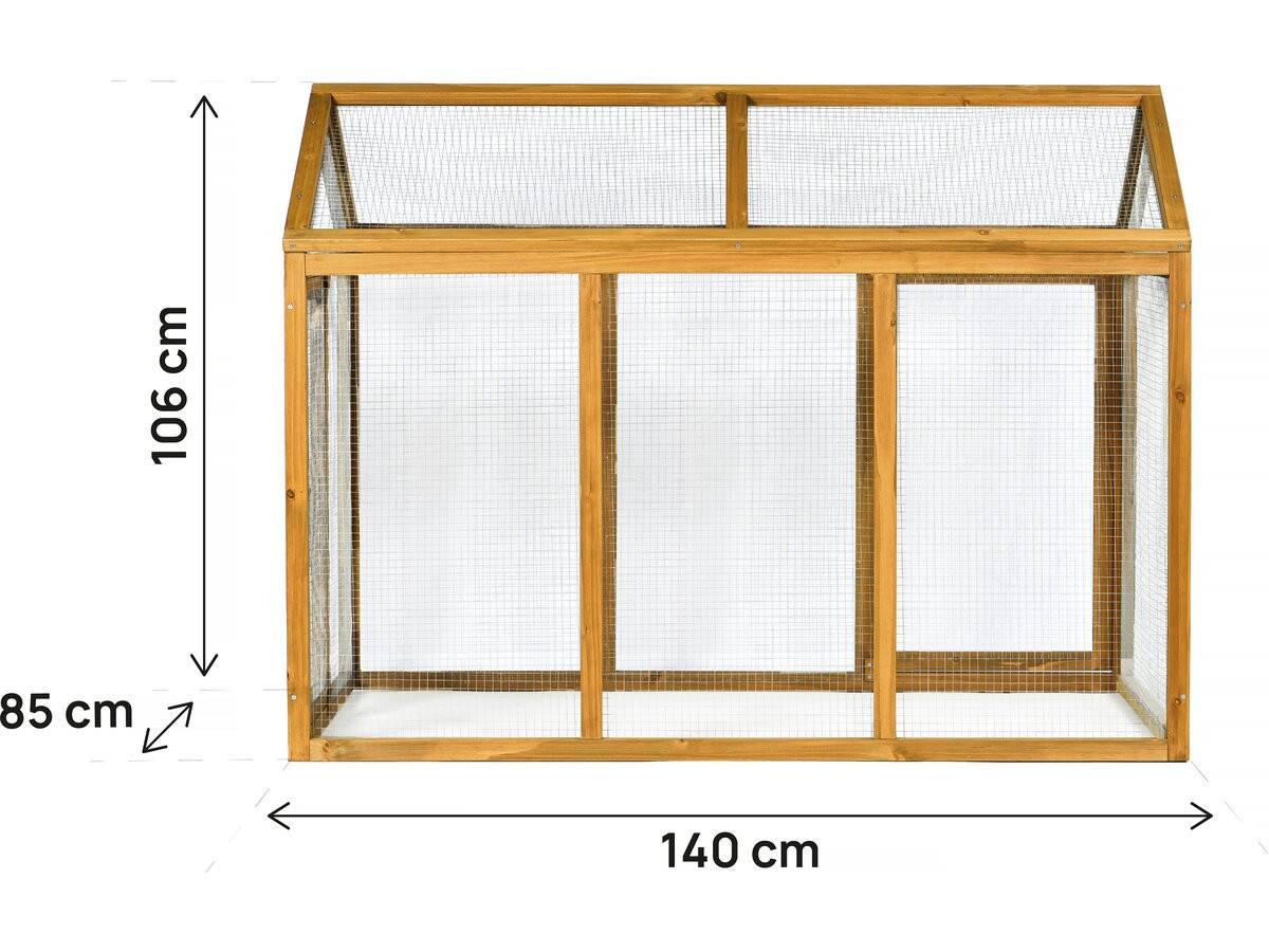 Enclos Extension En Bois Pour Poulailler "coco" - 6 Poules - Marron -habitat Et Jardin - Image 4