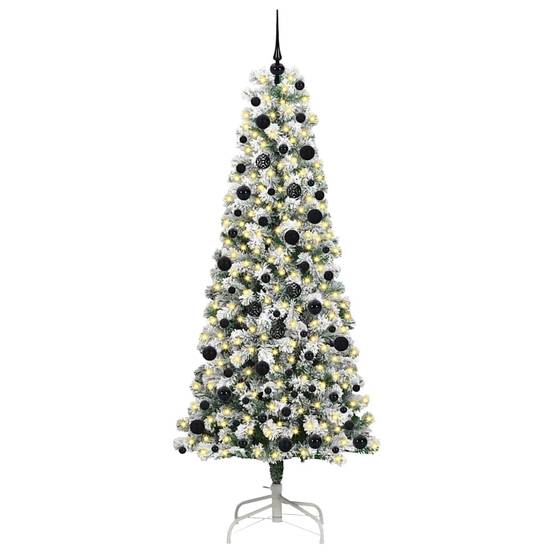 ComfortXL - Sapin de Noël Artificiel XXL 240 cm, Lumineux avec 8 Jeux de Lumière et 120 Boules Incluses – ComfortXL Outdoor Living - Image 3