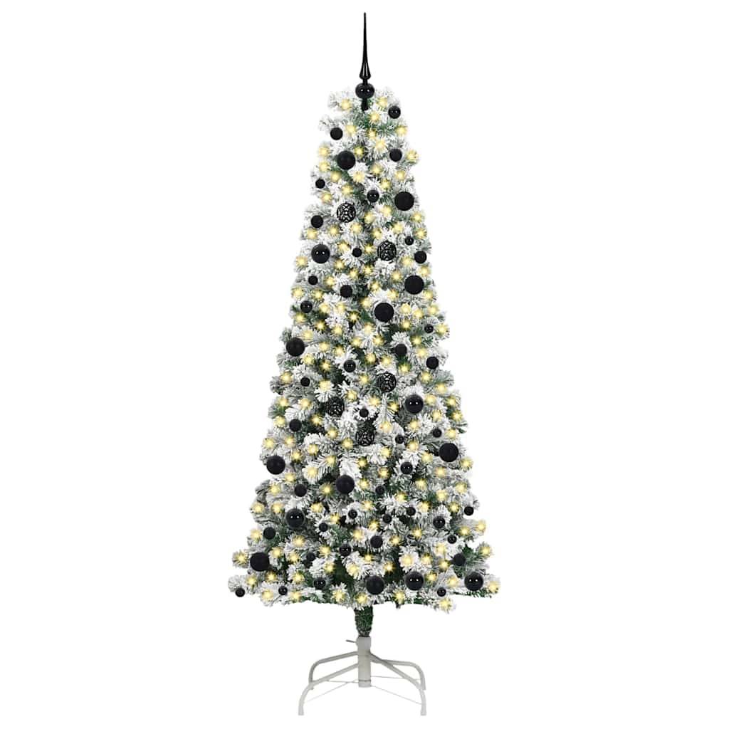 ComfortXL - Sapin de Noël Artificiel XXL 240 cm, Lumineux avec 8 Jeux de Lumière et 120 Boules Incluses – ComfortXL Outdoor Living - Image 3
