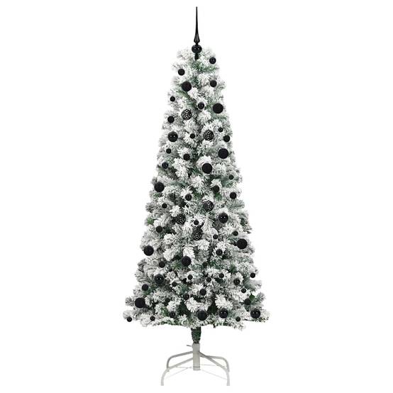 ComfortXL - Sapin de Noël Artificiel XXL 240 cm, Lumineux avec 8 Jeux de Lumière et 120 Boules Incluses – ComfortXL Outdoor Living - Image 4