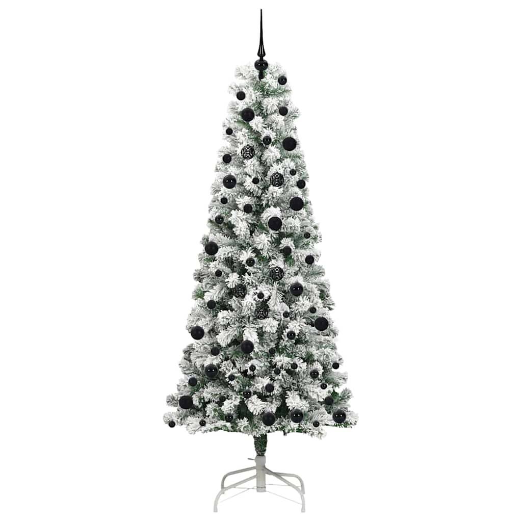 ComfortXL - Sapin de Noël Artificiel XXL 240 cm, Lumineux avec 8 Jeux de Lumière et 120 Boules Incluses – ComfortXL Outdoor Living - Image 4
