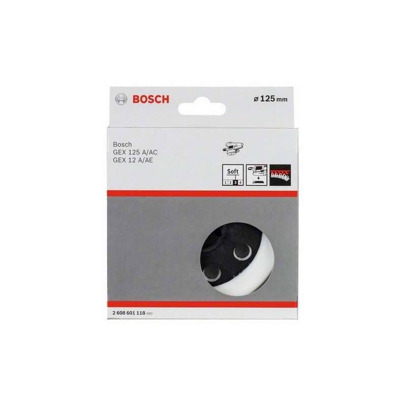 Bosch - Plateau de ponçage Ø 125 mm BOSCH 2608601118 souple pour ponceuses excentriques Bosch - Imagen 2