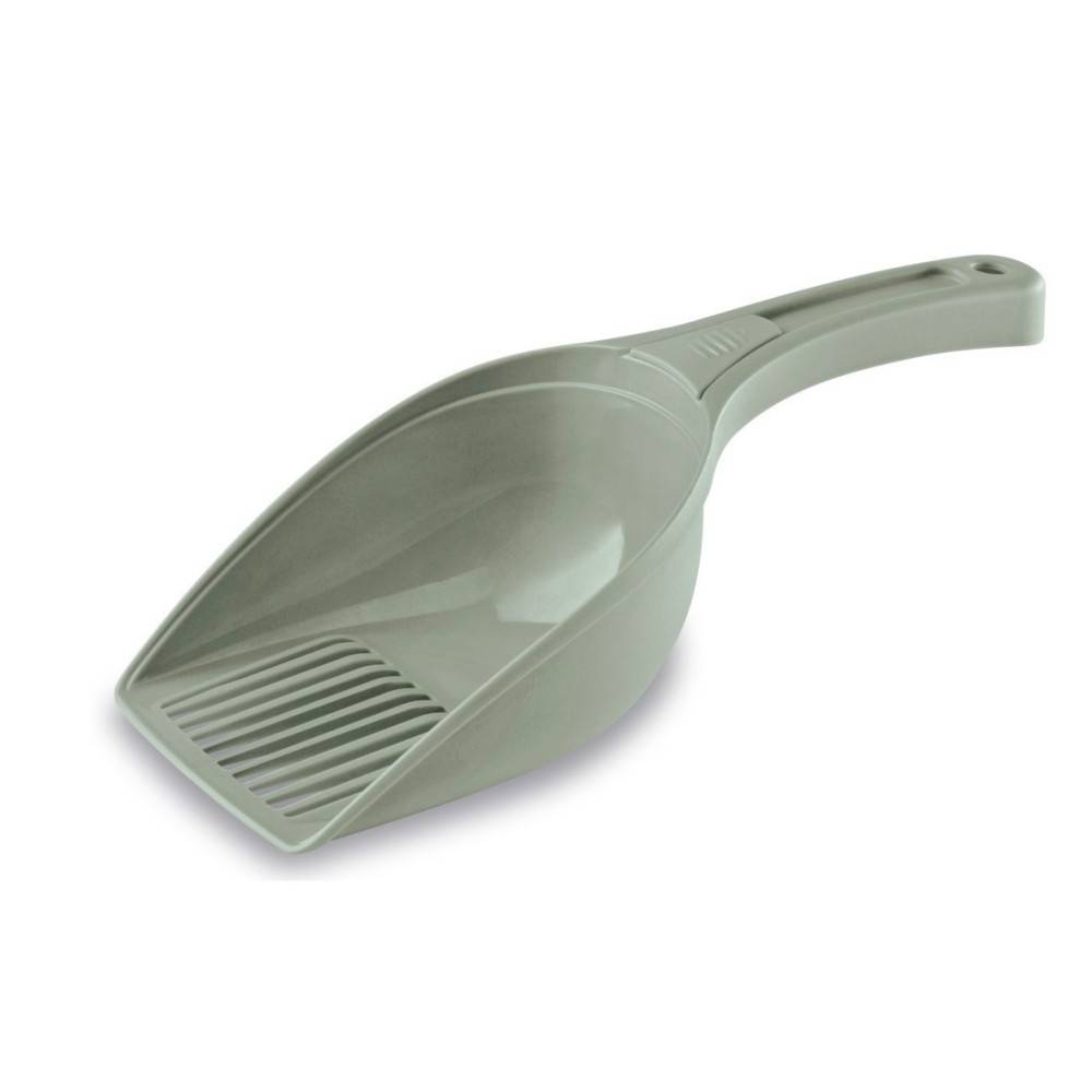Pelle à litière 28 cm, plastique recyclé vert , pour chat - Image 2