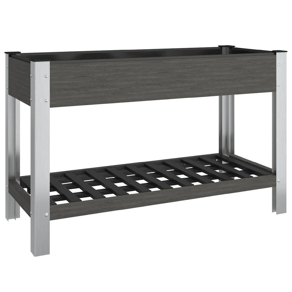 PANGIVO - Lit surélevé de jardin composite bois-plastique gris 120 x 50 x 75 cm - PANGIVO - Image 2