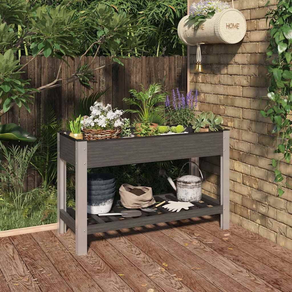PANGIVO - Lit surélevé de jardin composite bois-plastique gris 120 x 50 x 75 cm - PANGIVO - Image 1