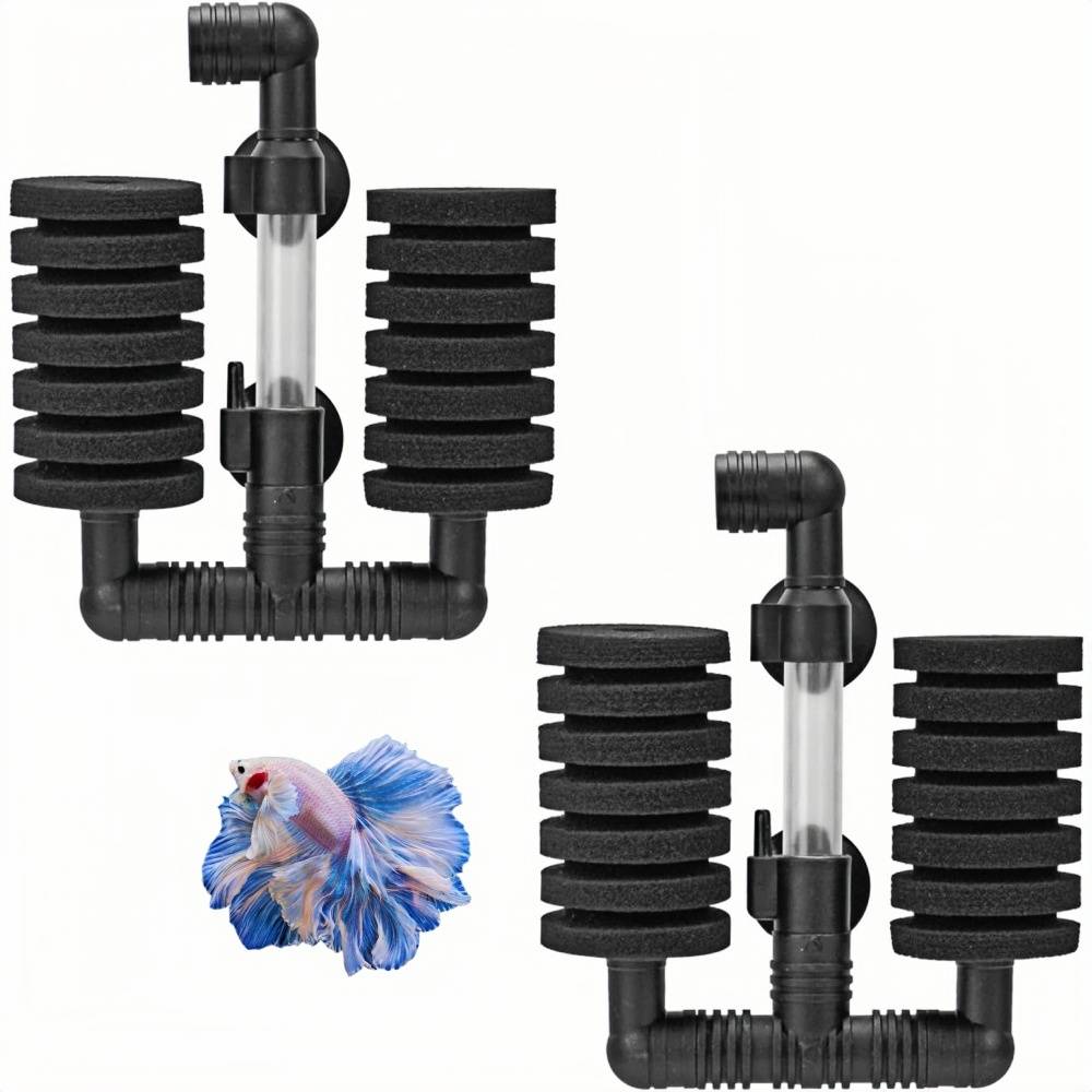 Lot de 2 filtres éponge pour aquarium - Lytech - Image 1