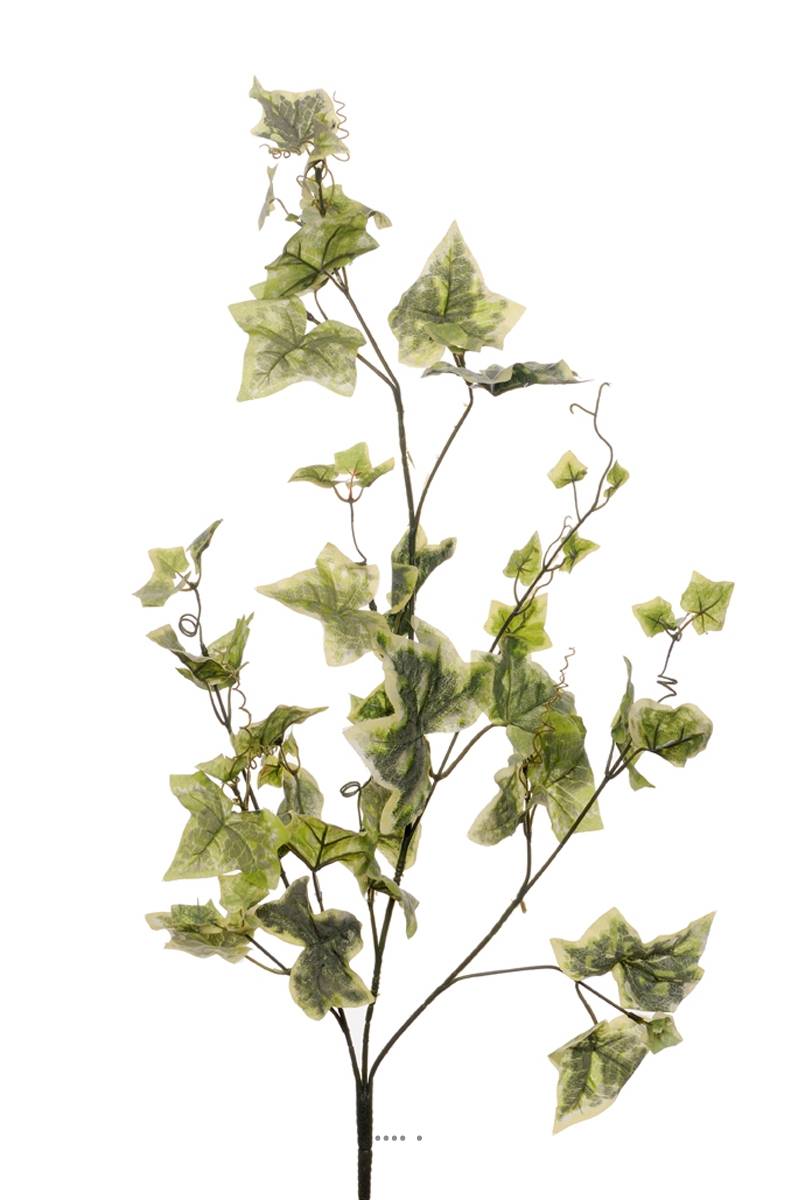 Artificielles - Vigne artificielle en piquet 90 cm 62 grandes feuilles Panaches - couleur: Blanc-vert