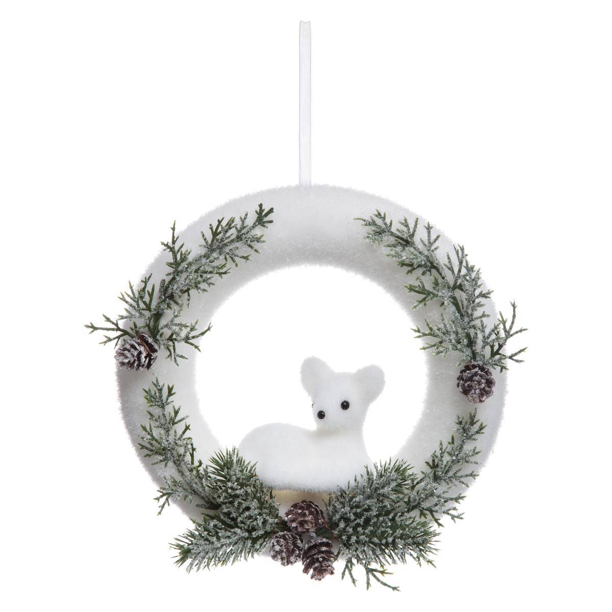 Feeric Christmas - Couronne avec personnage 22cm polystyrène - Feeric Lights & Christmas - Imagen 4