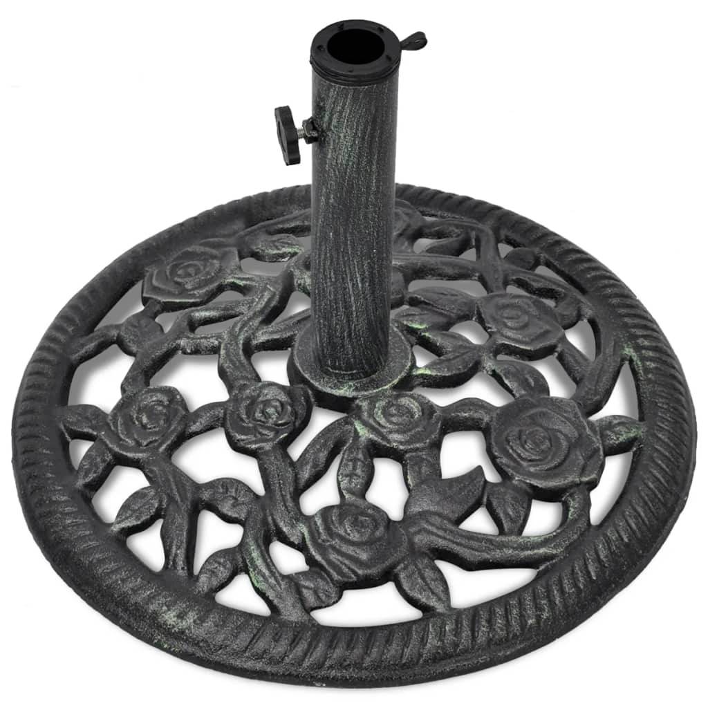 Socle de parasol - accessoire parasol en fonte 12 kg 48 cm - MEUBLE PRO - Image 1