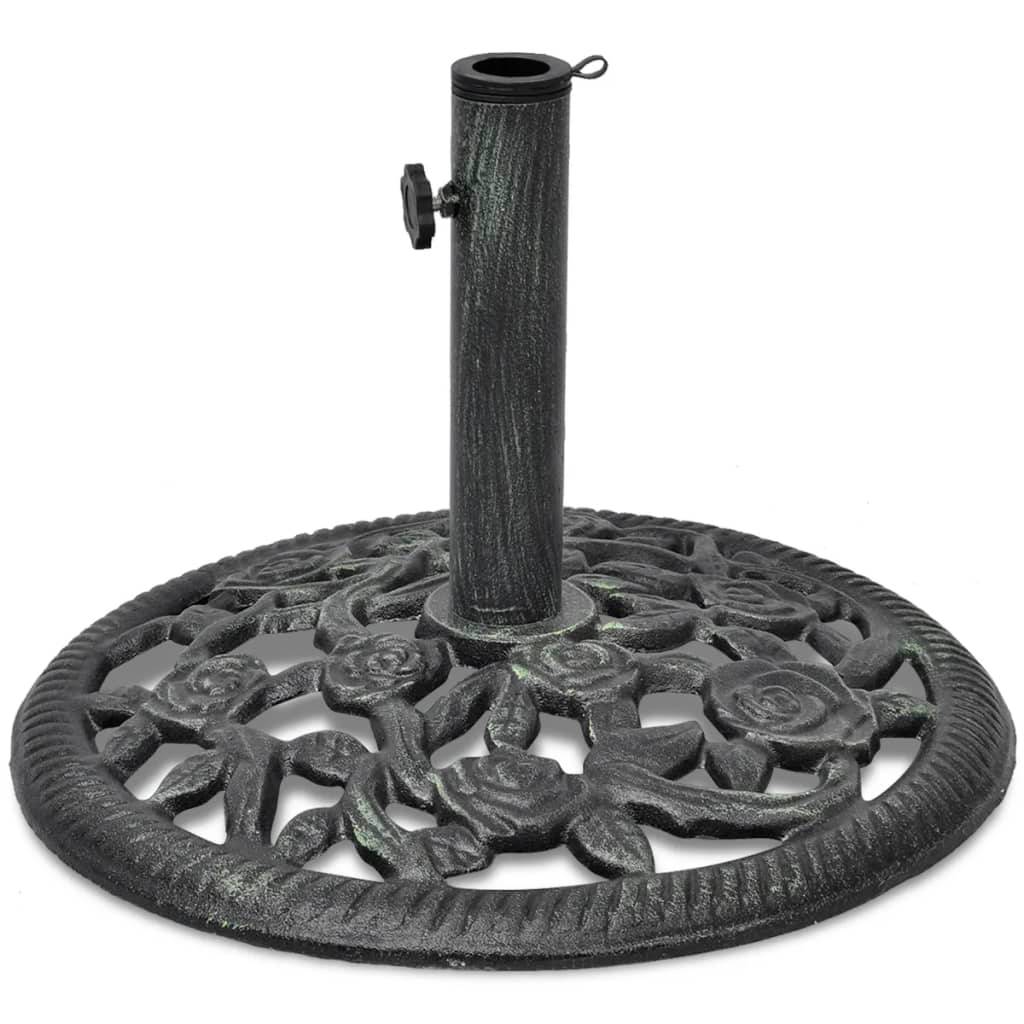 Socle de parasol - accessoire parasol en fonte 12 kg 48 cm - MEUBLE PRO - Image 2