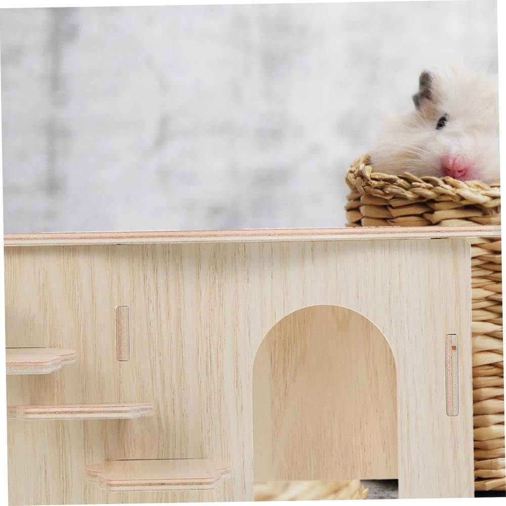 Cachette en Bois pour Cochon d’Inde MCBOSON - Image 3