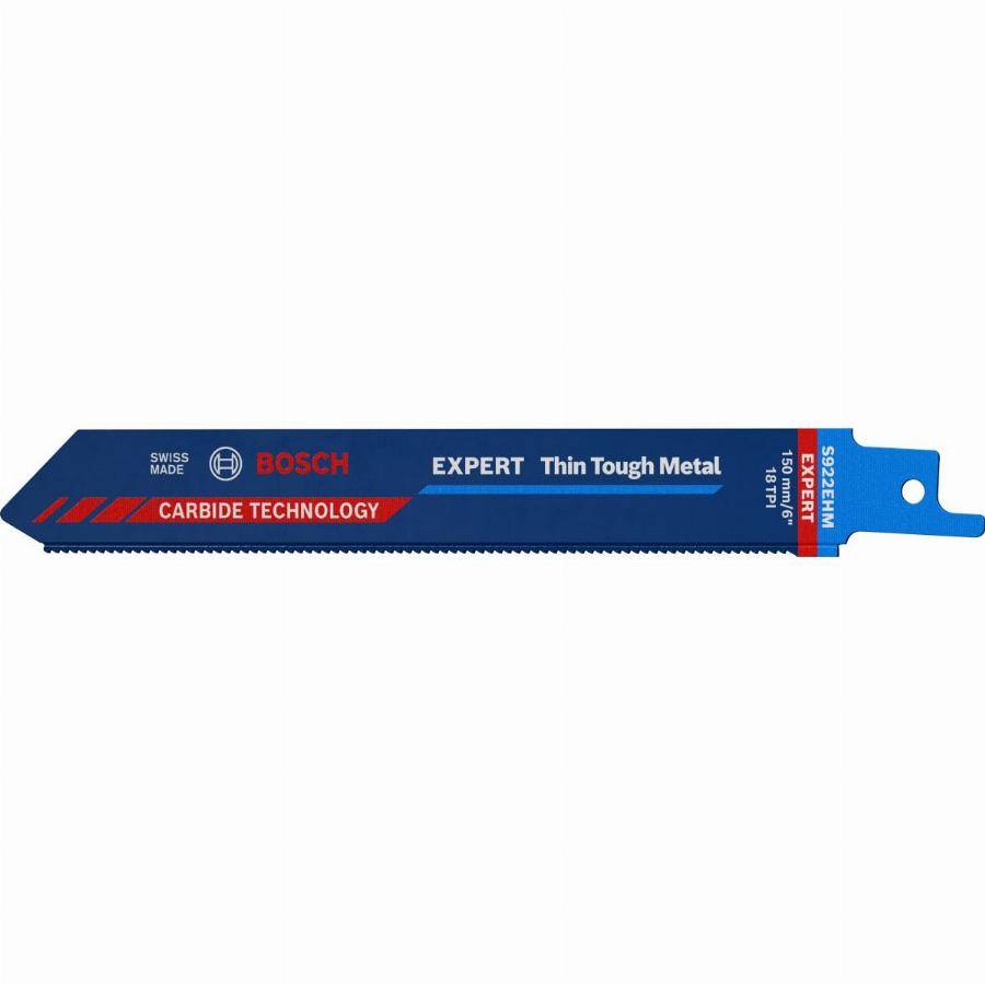 Bosch Professional - Lame scie sabre carbure Expert S922EHM 150 mm BOSCH pour inox - 3 pièces - 2608900361 - Imagen 1
