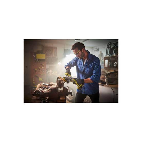 Ryobi - Pack RYOBI Meuleuse d'angle R18AG7-0 - Brushless 18V One+ - 1 batterie 2.0Ah - 1 chargeur rapide RC18120-120 - Image 2