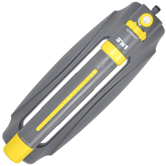 Jardibric - Arroseur Oscillant 3 en 1 - 6, 12 ou 19 Jets - Couvre 30m² à 2 bar et 90m² à 4 bar - Arrosage Polyvalent et Efficace pour Petits et Grands Espaces. - Image 2