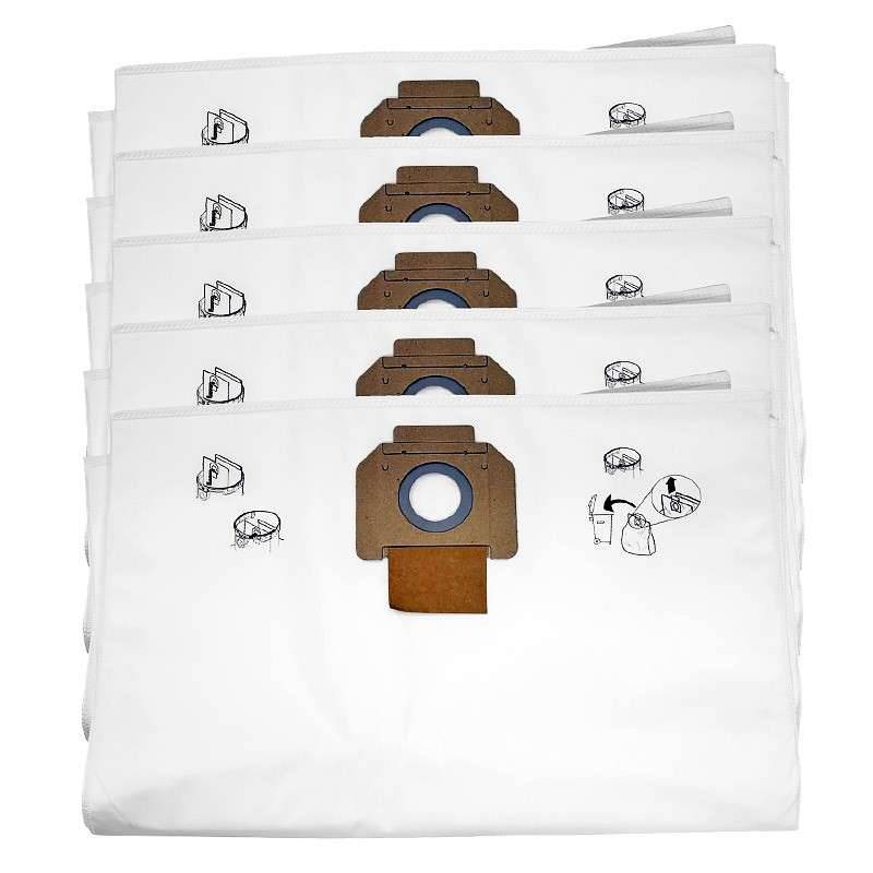 Makita - Lot de 5 sacs filtrant en tissu MAKITA P-78293 pour aspirateur MAKITA VC3511L Makita