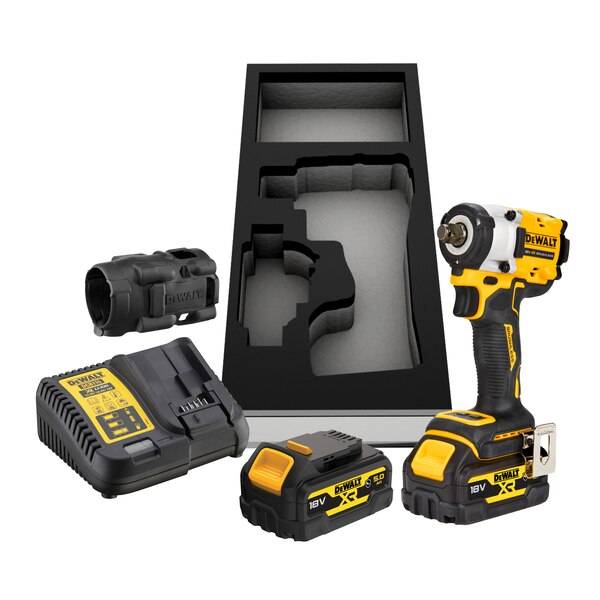 Dewalt - Boulonneuse à chocs DEWALT 1/2' XR - 18V 5.0 Ah - Mousse pour coffret - DCF921P2G-QW - Imagen 2