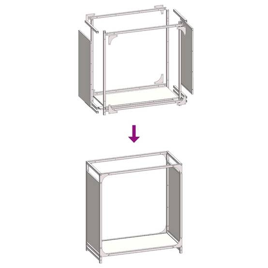 Range-bûches en Acier pour Cheminée Intérieur Design moderne Noir 60cm – ComfortXL Outdoor Living - Image 9