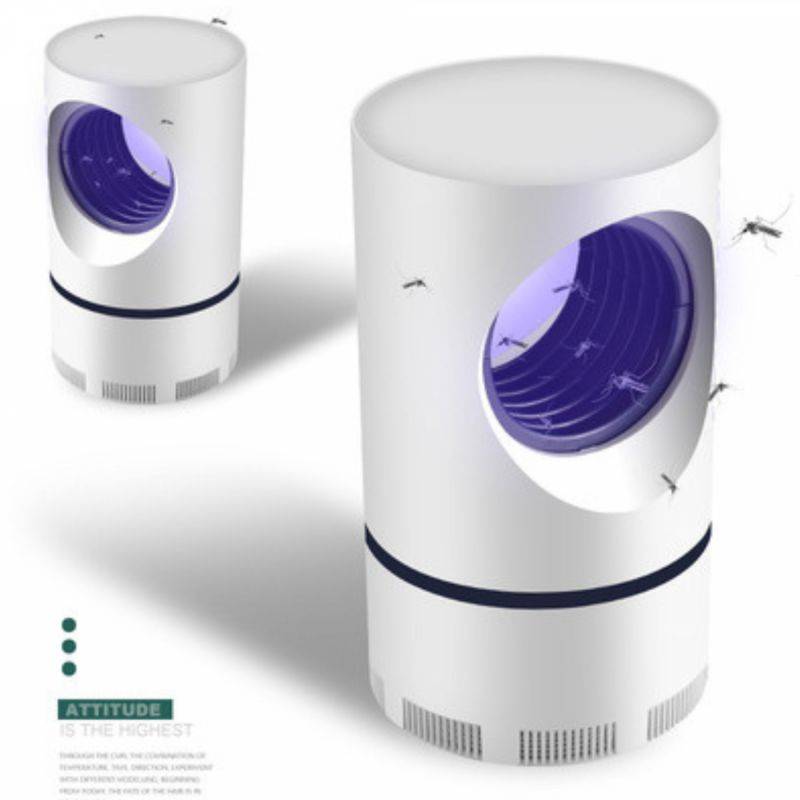 Lampe anti-moustiques Blanc HG03121-WHT Herzberg - Image 5