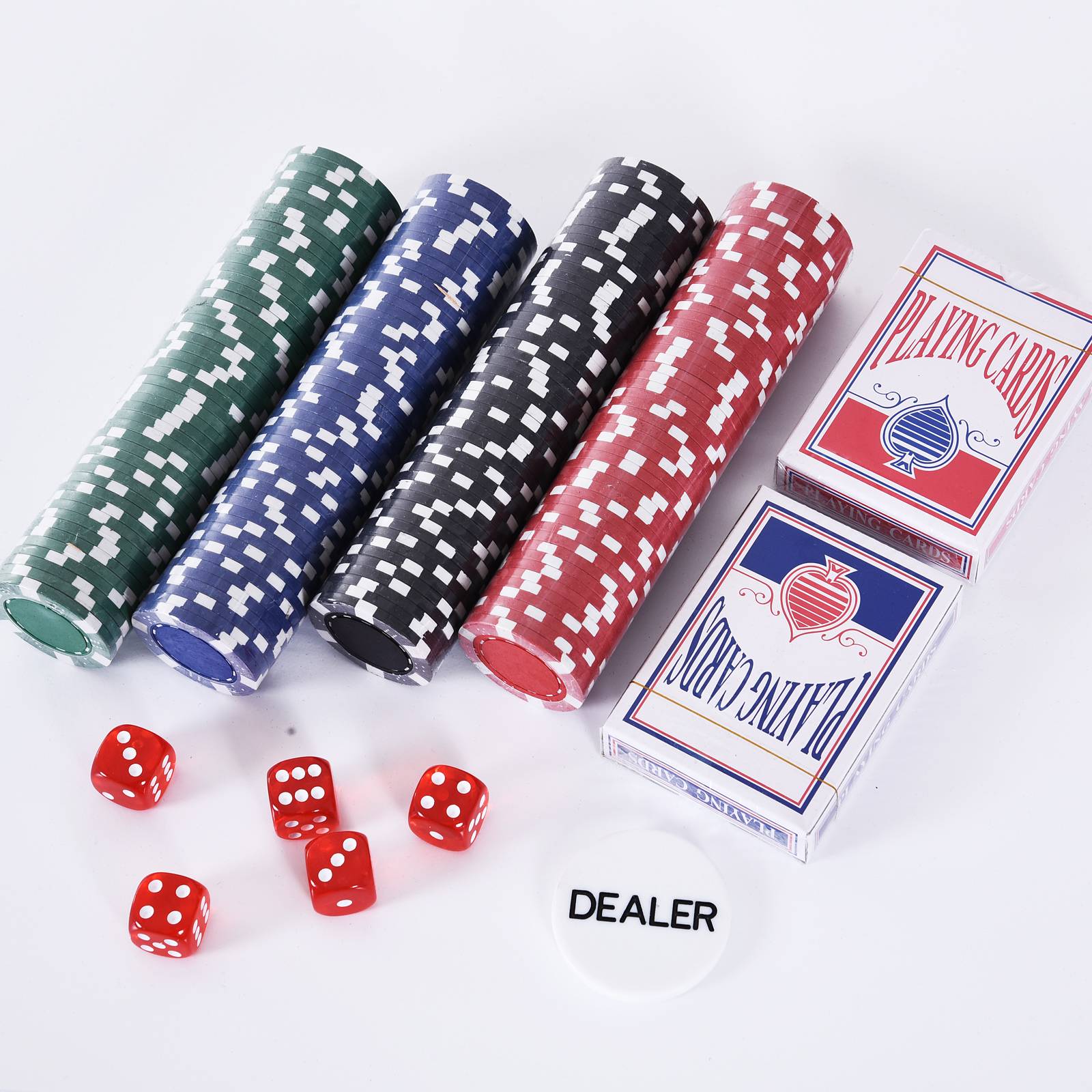 Mallette de Poker Coffret de Poker Complet avec 200 jetons 2 Jeux de Cartes + 2 clés Aluminium - Image 9