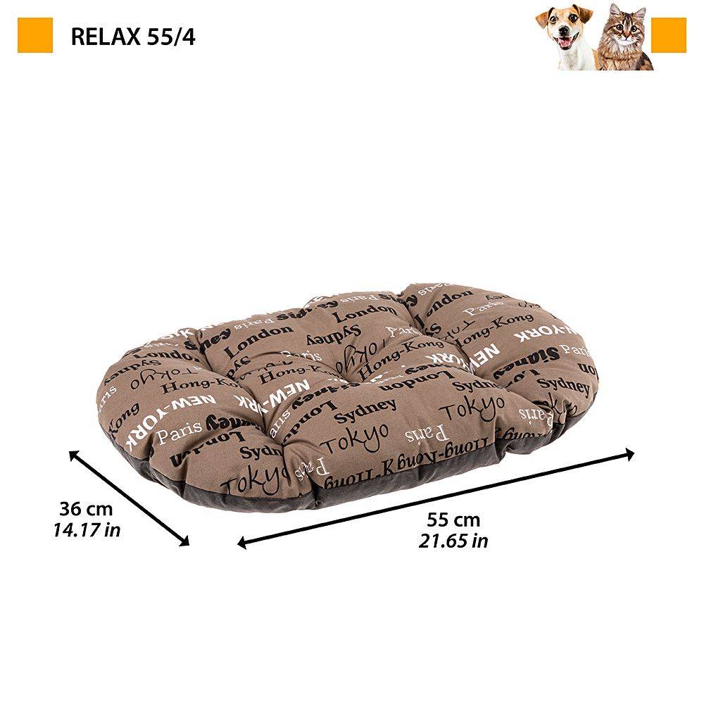 Ferplast - FERPLAST Panier Chien Chat - Coussin pour Chien Chat - Lavable en Machine - Tapis Chien Chat pour Niches et Voitures - Lit pour Chien Chat - Relax, - Imagen 2