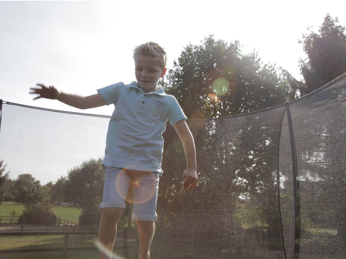 Exit Toys - Trampoline enterré Silhouette Ø 3,05 m avec filet de sécurité Noir - Exit Toys - Image 5