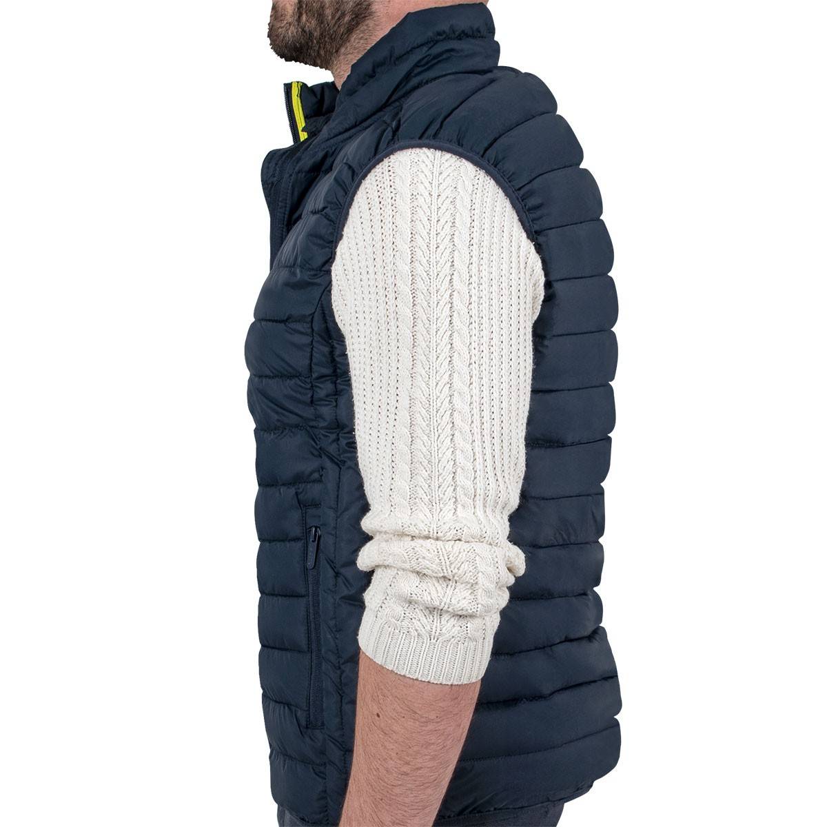Vito - Gilet de travail sans manche Matelassé Bleu Taille XL Veste Doudoune Thermique VITO LOKI - Imagen 4