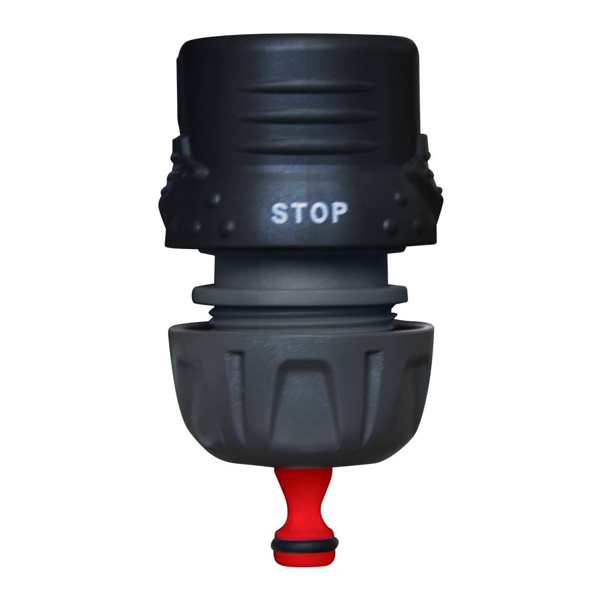 Jardibric - Raccord Automatique Recyclé Jardibric Raccord Rapide Stop Ø15 Connecteur Écologique Assemblage Facile Système Irrigation Durable - Image 1