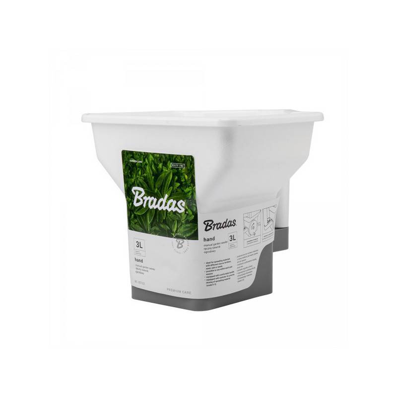 Semoir de jardin manuel 3 Litres White Line - Image 3