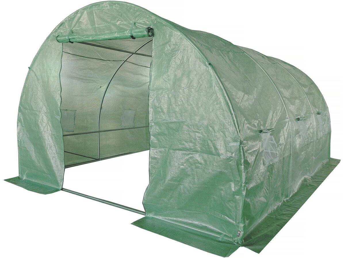 Habitat Et Jardin - Serre Tunelle De Jardin 4 X 3 M "lys" - 12 M² - 140g - Vert -habitat Et Jardin