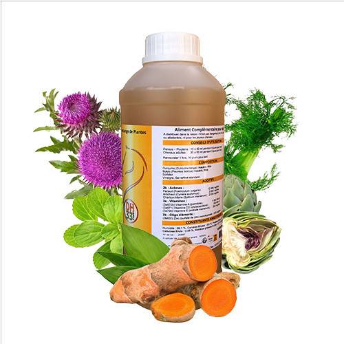 Distri'Epatik - Drainant Cheval Naturel - 1L - Imagen 1