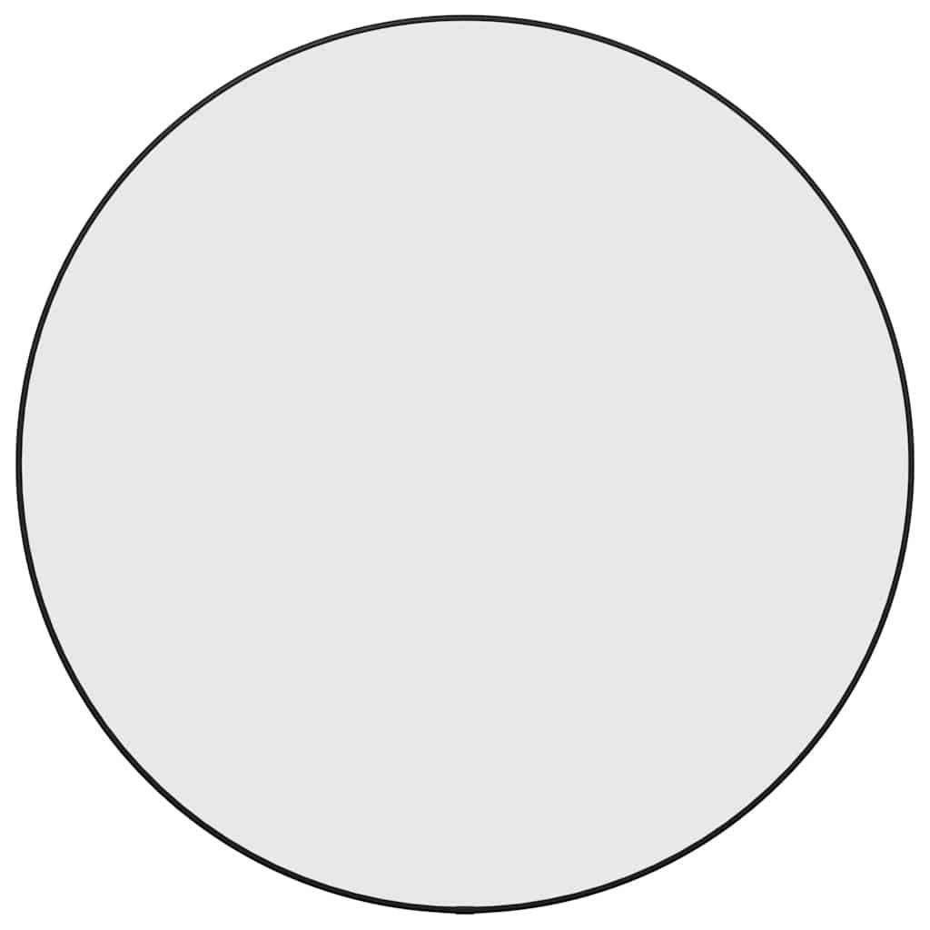 Maison Chic - Miroir mural Noir Ø 60 cm Rond Maison Chic - Image 1