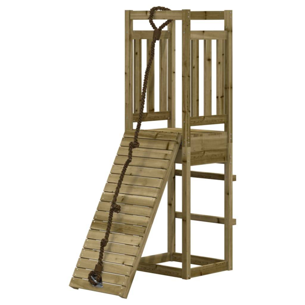 Helloshop26 - Maisonnette de jeu avec mur d'escalade bois de pin imprégné - Imagen 1