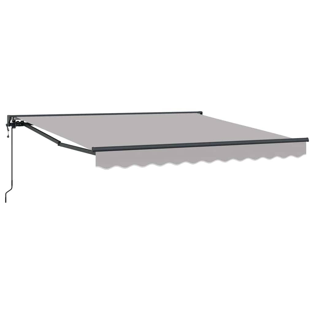 Maison Chic - Store banne | Auvent Rétractable Gris clair 300 x 250 cm Polyester et métal Maison Chic
