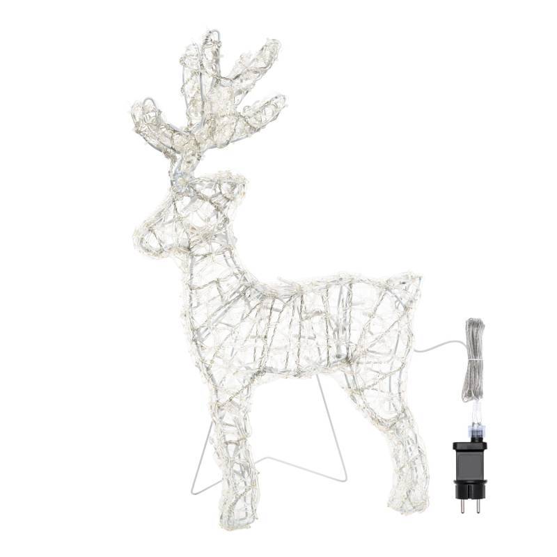 Lotti - Renne lumineux 3D H60cm 120 LED blanc froid Fixe 31V extérieur Lotti - Imagen 4